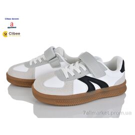 Фотография Кроссовки детские модные Весна/осень EC679 grey-black (6 пар р.31-36) "Clibee-Doremi" недорого оптом от прямого поставщика