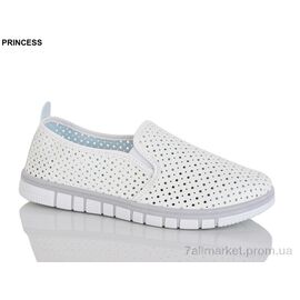 Фотография Слипоны женские тканевые Лето 66-24 (8 пар р.39-43) "Princess" недорого оптом от прямого поставщика