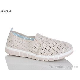 Фотография Слипоны женские тканевые Лето 66-25 (8 пар р.39-43) "Princess" недорого оптом от прямого поставщика