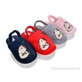 Фотография Тапки детские домашние Весна/осень HC15 mix (12 пар р.24-29) "Optstok" недорого оптом от прямого поставщика