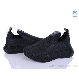 Фотография Кроссовки женские модные Весна/осень 2026 black (8 пар р.36-40) "Mona Lisa" недорого оптом от прямого поставщика