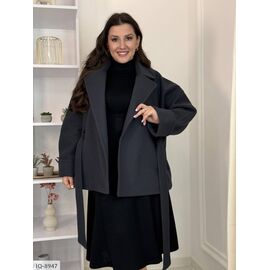 Фотография Женское кашемировое пальто БАТАЛ р.48-50;52-54;56-58 (3цв) "VLADA" купить недорого от прямого поставщика