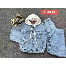 Фотография Куртка женская демисезонная 925 l.blue р.S-2XL "Vanver" недорого оптом от прямого поставщика