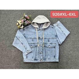 Фотография Куртка женская демисезонная 926 l.blue р.XL-6XL "Vanver" недорого оптом от прямого поставщика