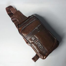 Фотография Сумка мужская 24-205 brown р.30*17*9 "Luna-bag" недорого оптом от прямого поставщика
