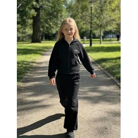 Фотография Костюм детский спортивный на девочку 5843 black р.120-170 "Yalisi" недорого оптом от прямого поставщика