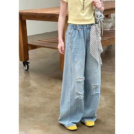 Фотография Джинсы детские на мальчика 9082 l.blue р.120-170 "Yalisi" недорого оптом от прямого поставщика