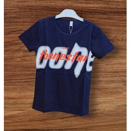 футболка дитяча на дівчинку SV1505 navy р.3-7 "WHITE" недорого оптом від прямого постачальника