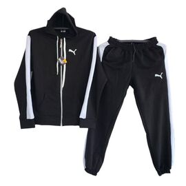 Костюм дитячий спортивний на дівчинку SV1555 black р.7-12 "WHITE" недорого оптом від прямого постачальника