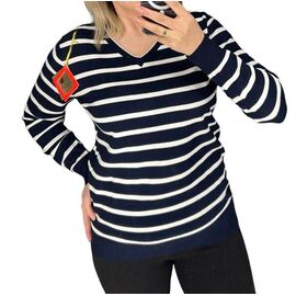 Фотография Свитер женский 24003 navy р.48-52 "PULSE" недорого оптом от прямого поставщика