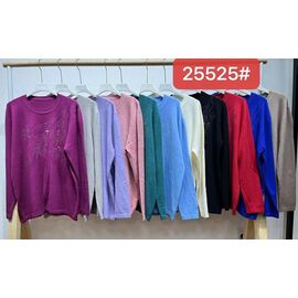 Светр жіночий 25525 black р.50-54 "PULSE" недорого оптом від прямого постачальника