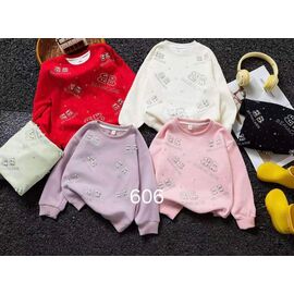 Светер Дитячий на дівчинку 606 pink р.5-9 "Фунтик" недорого оптом від прямого постачальника