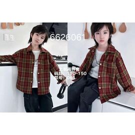 Сорочка дитяча на хлопчика 6626061 wine р.6-10 "Фунтик" недорого оптом від прямого постачальника