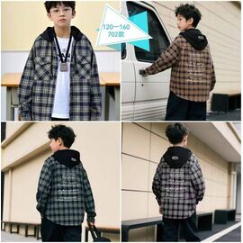 Сорочка дитяча на хлопчика 702-1 navy р.6-10 "Фунтик" недорого оптом від прямого постачальника