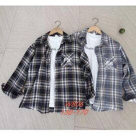 Сорочка дитяча на хлопчика 806 grey р.8-12 "Фунтик" недорого оптом від прямого постачальника