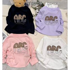 Фотография Свитер детский на девочку 9021 black р.4-8 "Фунтик" недорого оптом от прямого поставщика