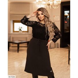 Фотография Итальянское качество: теплая шерстяная трикотажная вязка р.50-54 (2цв) "LANA" купить недорого от прямого поставщика