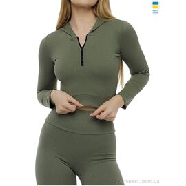 Спортивний костюм жіночий Літо 3320 хакі (5 шт. р.сітка42-50) "Margo" недорого оптом від прямого постачальника