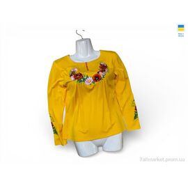 Фотография Женская блузка Весна/осень 022 жовтий (5 шт. р.сетка S-2XL) "Sport style" недорого оптом от прямого поставщика