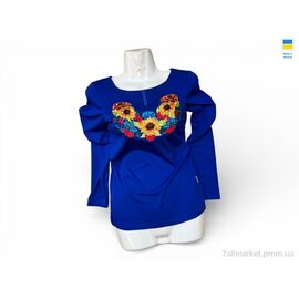 Фотография Женская блузка Весна/осень 022 електрик (5 шт. р.сетка S-2XL) "Sport style" недорого оптом от прямого поставщика