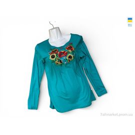 Фотография Женская блузка Весна/осень 022 морська хвиля (5 шт. р.сетка S-2XL) "Sport style" недорого оптом от прямого поставщика