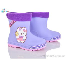 Гумове взуття дитяча Весна/осінь M725-5 (10 пар р.22-26) "BBT" недорого оптом від прямого постачальника