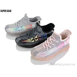 Фотография Кроссовки детские модные Лето A02-02108 mix (6 пар р.29-30) "Super Gear" недорого оптом от прямого поставщика