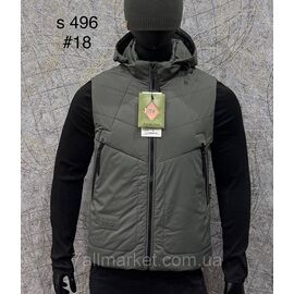 Жилетка чоловіча плащівка р-ри L-4XL (3 кв) "PROSTOMEN" недорого від прямого постачальника