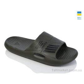Фотография Шлепки мужские пляжные Лето N141 хакі (8 пар р.41-45) "Lot Shoes" недорого оптом от прямого поставщика