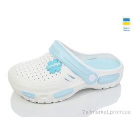 Крокси жіночі літні Літо N48 білий (6 пар р.36-41) "Lot Shoes" недорого оптом від прямого постачальника