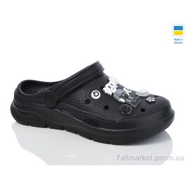 Крокси жіночі літні Літо 426 чорний (8 пар р.36-41) "Крок" недорого оптом від прямого постачальника