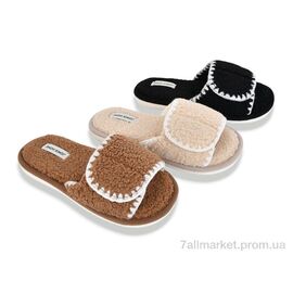 Фотография Тапки женские для дома Весна/осень 4306-MD10208 mix (12 пар р.36-41) "Мир" недорого оптом от прямого поставщика