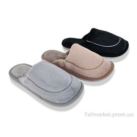 Фотография Тапки мужские домашние Весна/осень 4307-MU10270 mix (24 пар р.41-46) "Мир" недорого оптом от прямого поставщика