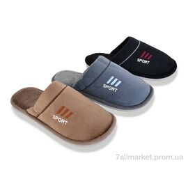 Фотография Тапки мужские домашние Весна/осень 4307-MU10279 mix (24 пар р.41-46) "Pryama Vigoda" недорого оптом от прямого поставщика