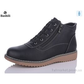 Фотография Ботинки женские стильные Весна/осень 1287-21 норма (6 пар р.37-41) "Башили" недорого оптом от прямого поставщика