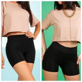 Фотография Шорты женские 0571 black р.S-XL "VICTORY" недорого оптом от прямого поставщика