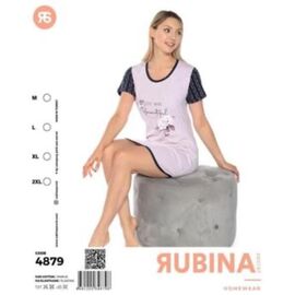 Туніка жіноча DS455-4879 lilac р.M-2XL "DONELLA" недорого оптом від прямого постачальника