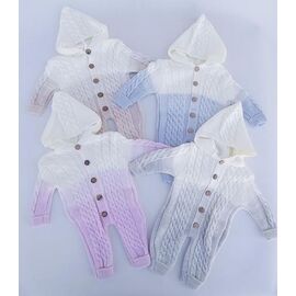 Фотография Комбинезон детский на девочку 1702 pink р.0.6-1 "Meloria" недорого оптом от прямого поставщика