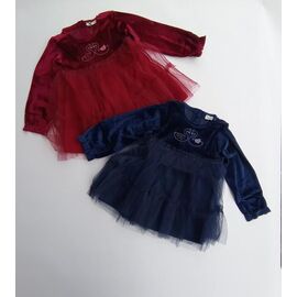 Фотография Платье детское на девочку 22105 wine р.1-4 "Meloria" недорого оптом от прямого поставщика