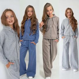Фотография Костюм детский спортивный на девочку ML3335 l.blue р.30-38 "Meloria" недорого оптом от прямого поставщика