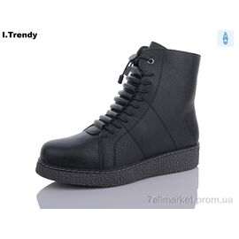 Черевики жіночі стильні Весна/осінь E2582-1 (8 пар р.36-41) "Trendy" недорого оптом від прямого постачальника