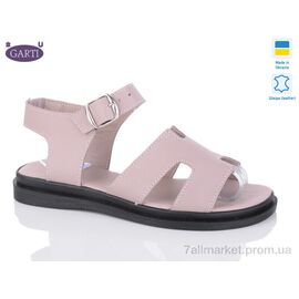 Фотография Босоножки женские летние Лето 0194 беж шкіра (6 пар р.36-41) "Garti" недорого оптом от прямого поставщика