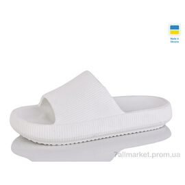 Шльопанці жіночі полегшені Літо N88 білий (6 пар р.36-41) "Lot Shoes" недорого оптом від прямого постачальника