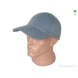 Кепка унісекс Весна/осінь 0626 джинс (4 шт. р.сітка54-60) "Mabi" недорого оптом від прямого постачальника