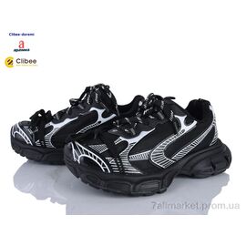 Фотография Кроссовки женские модные Весна/осень N603-T black (3 пар р.38-40) "Clibee-Doremi" недорого оптом от прямого поставщика