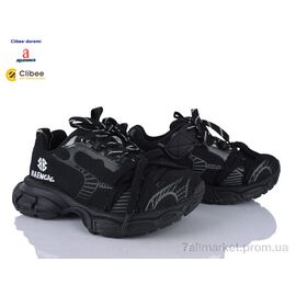 Фотография Кроссовки женские модные Весна/осень N92506-1 black (4 пар р.38-40) "Clibee-Doremi" недорого оптом от прямого поставщика