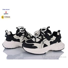 Фотография Кроссовки женские модные Весна/осень N771 black (3 пар р.38-40) "Clibee-Doremi" недорого оптом от прямого поставщика