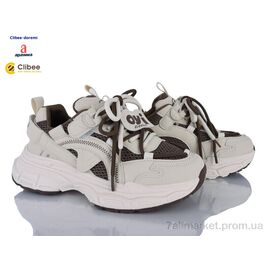 Фотография Кроссовки женские модные Весна/осень N771 brown (3 пар р.38-40) "Clibee-Doremi" недорого оптом от прямого поставщика