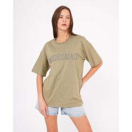 футболка жіноча 6105 khaki р.S-XL "BAMBIN" недорого оптом від прямого постачальника