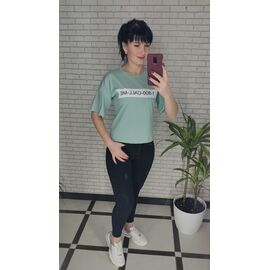 футболка жіноча 2630 l.blue р.S-XL "BAMBIN" недорого оптом від прямого постачальника